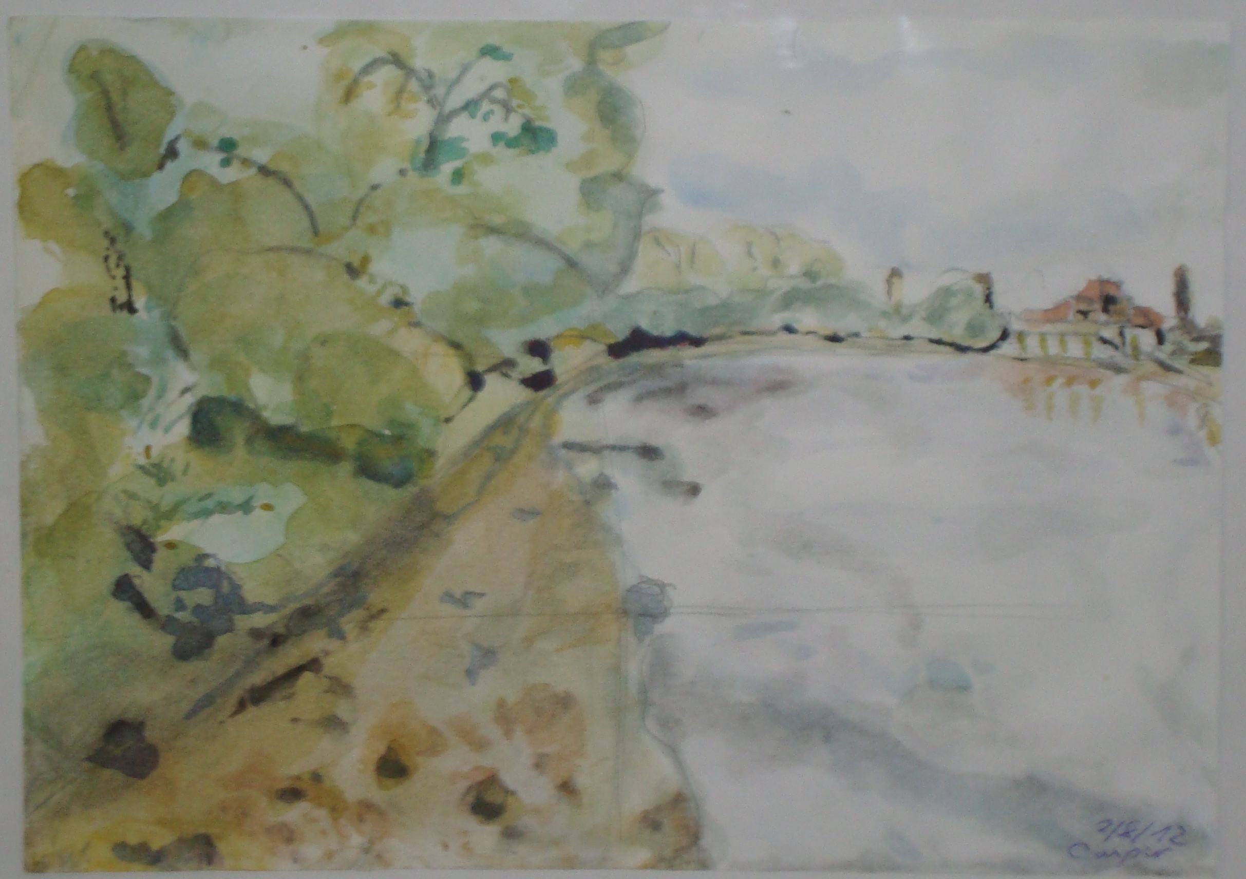 Rhein von Wittlaer aus